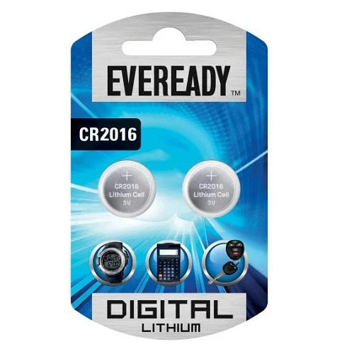 Eveready Lithium Cr2016 Blister pack 2 (3V) 2