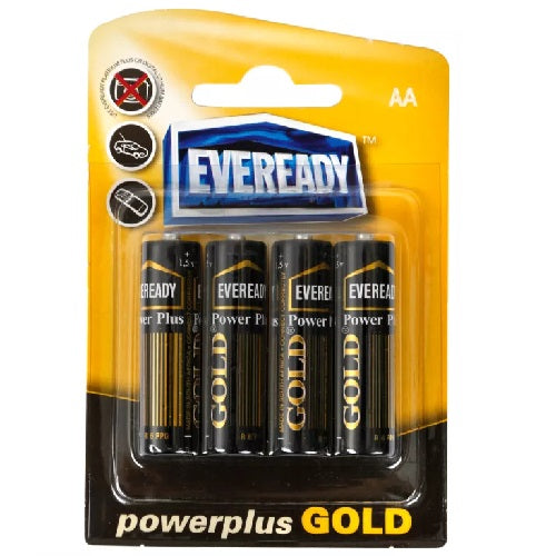 Eveready Power Plus Gold R6 Power Plus Gold Blister pack 4 4 X AA