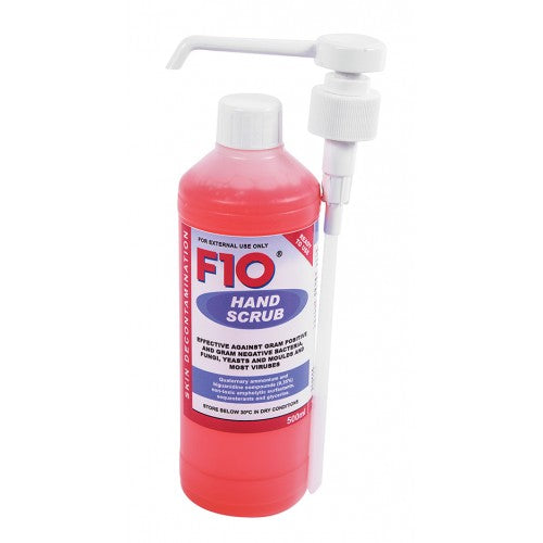 F10 Hand Scrub 500ml+Pump