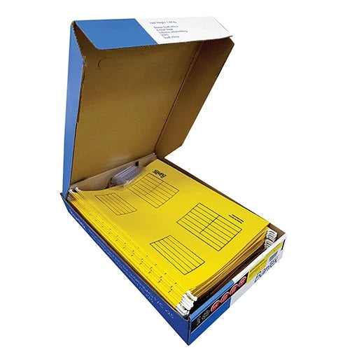 File Suspension Yellow Bantex & Tab 25