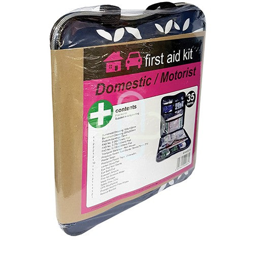 First Aid Kit Motorist/Home + Contents Levtr 1 – Cura Pharm