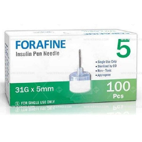 Forafine Insulin Pen Needle 31Gx5mm 100