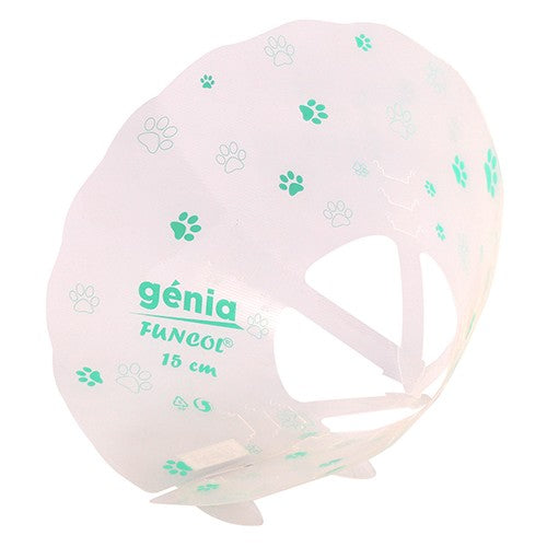 Fun Collar Transparent Green 15cm