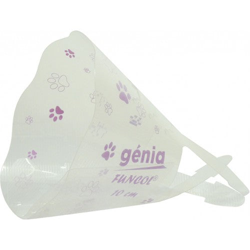 Fun Collar Transparent Purple 10cm