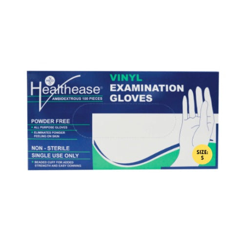 Glove Vinyl Small Healthease 100