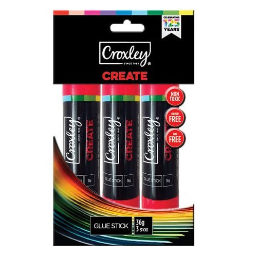 Glue Stick Croxley 36 3-Pack 1