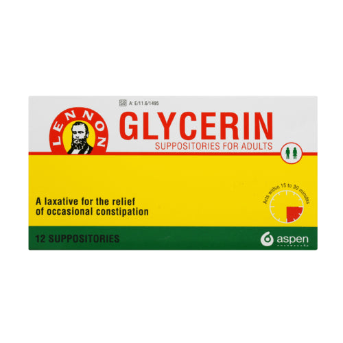 Glycerine Suppositories Adult 12