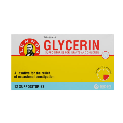 Glycerine Suppositories Infant 12