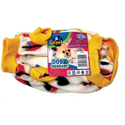 Grants Dog Fleecy Sweater No25 Assorted