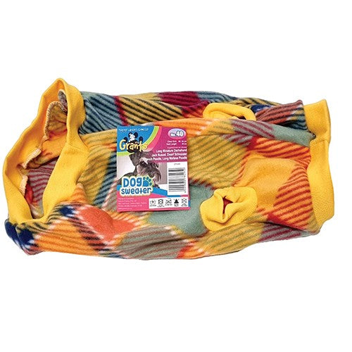 Grants Dog Fleecy Sweater No40 Assorted Cura Pharm