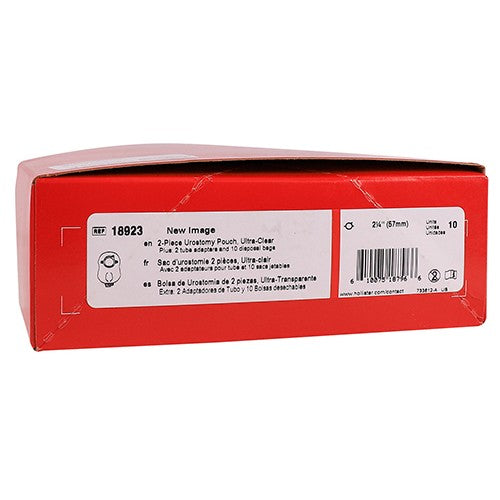 Hollister 18923 Urostomy Pouch 57mm Red 10s