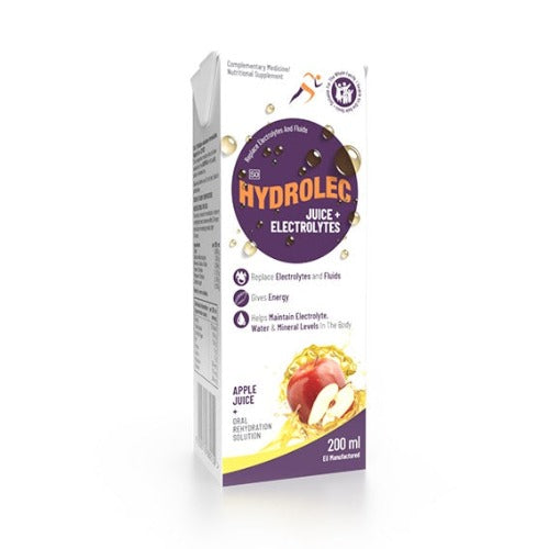 Hydrolec Ready To Drink Rehydration Solution Apple 200ml