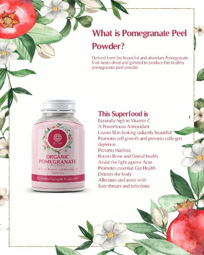 Organic Pomegranate Peel Capsules 60
