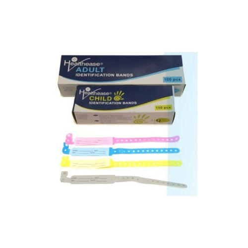 Id Band White Adult Healthease 100