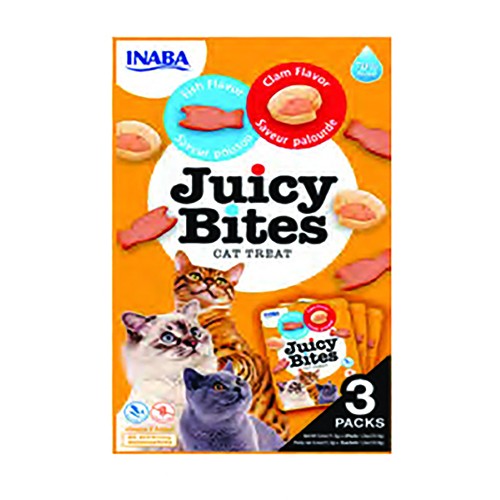 Juicy Bites Fish & Clam 3 X 11g