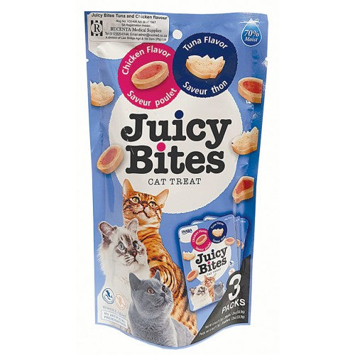 Juicy Bites Tuna & Chicken 3 X 11g