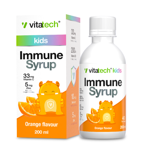 Vitatech Kids Immune Syrup Orange 200ml