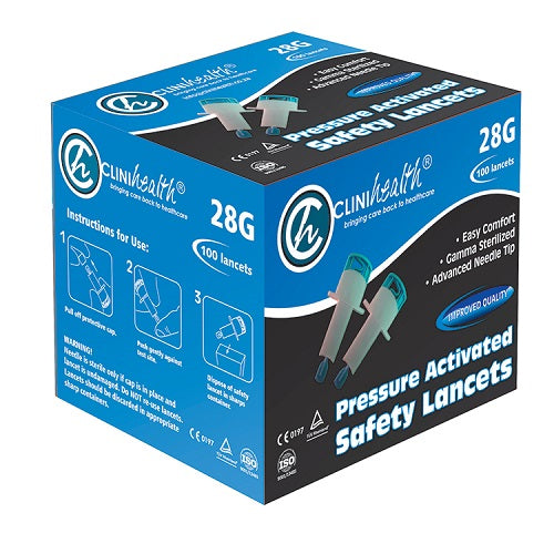 Lancet 28G Safety Clinihealth 100s