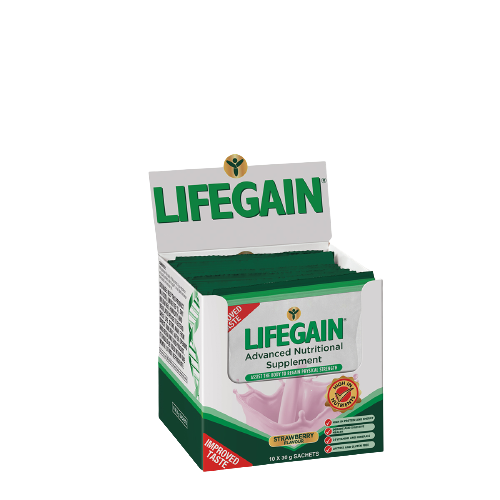 Lifegain Strawberry 30gx10 Powder Sachets