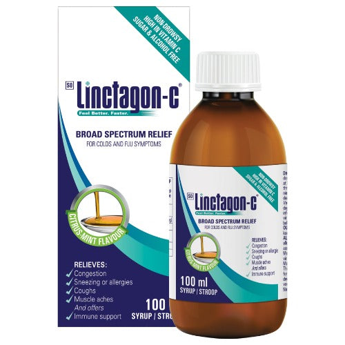 Linctagon C Adult Cold & Flu Syrup 100ml