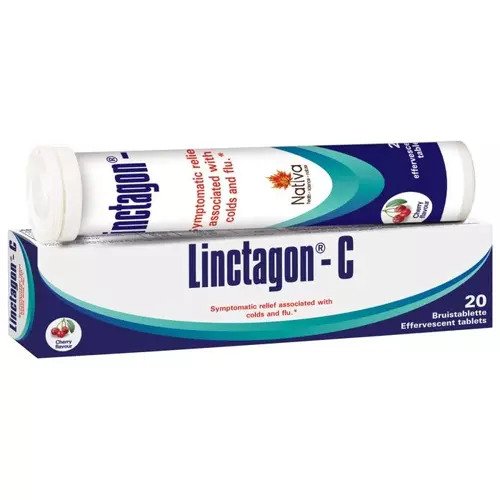 Linctagon C Effervescent Cherry 20 Tablets