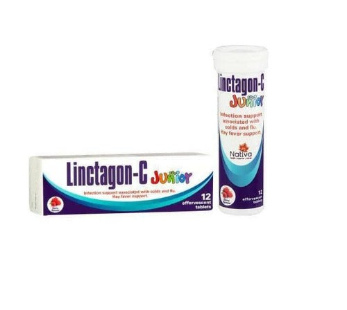 Linctagon C Effervescent Junior Berry 12 Tablets