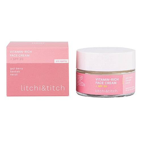 Litchi Vitamin Rich Face Cream+SPF20 50ml