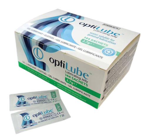Lubricating Gel Sterile Optilube 2.7g 144