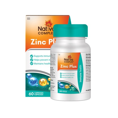 Nativa Complex Zinc Plus  Capsules 60