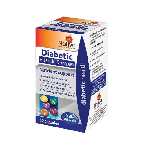 Nativa Diabetic Vitamin Complex  Capsules 30