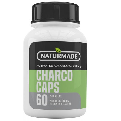 Naturmade Activated Charcoal Capsules 60