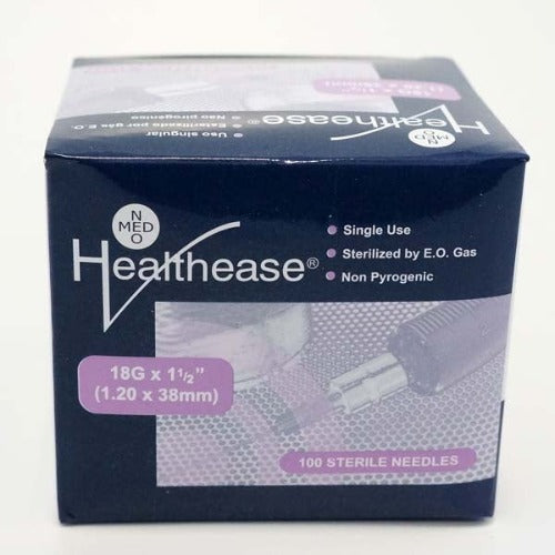 Needle 18G x 38mm Healthease Pink 100