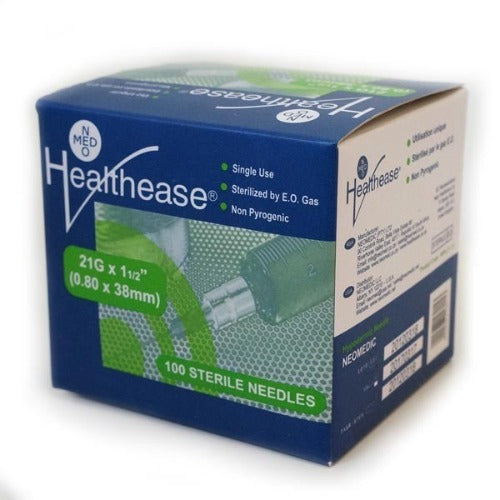Needle 21G x 38mm Healthease Green 100