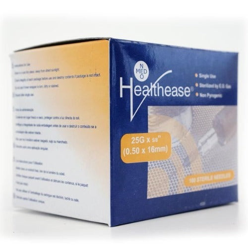 Needle 25G x 16mm Healthease Orange 100
