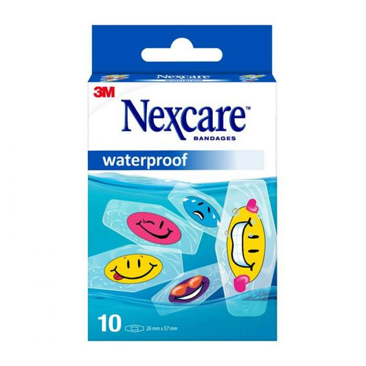 Nexcare Emoji Waterproof Plasters 10