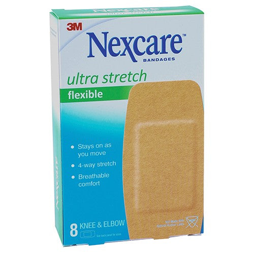 Nexcare Ultra Stretch Knee & Elbow 8