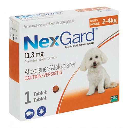 Nexgard 2-4Kg 0.5g Tablet 1