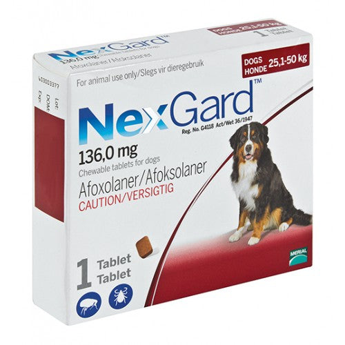 Nexgard 25.1-50Kg 6g Tablet 1