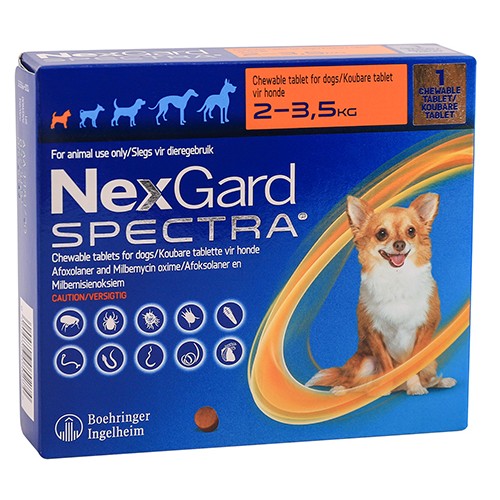 Nexgard Spectra Chew Tablets Very Small Dog 1