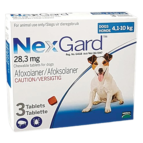 Nexgard 4.1-10Kg 1.25g Tablet 3
