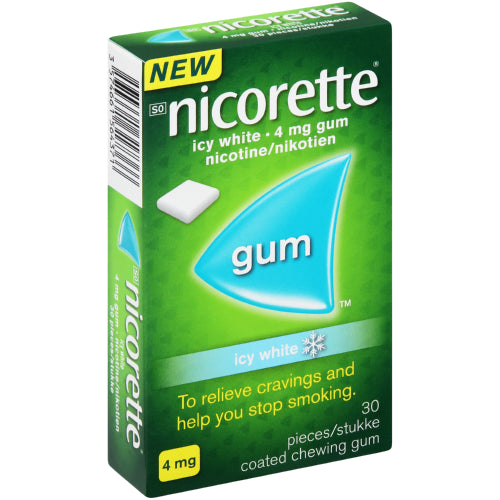 Nicorette Icy White 4mg 30 – Cura Pharm