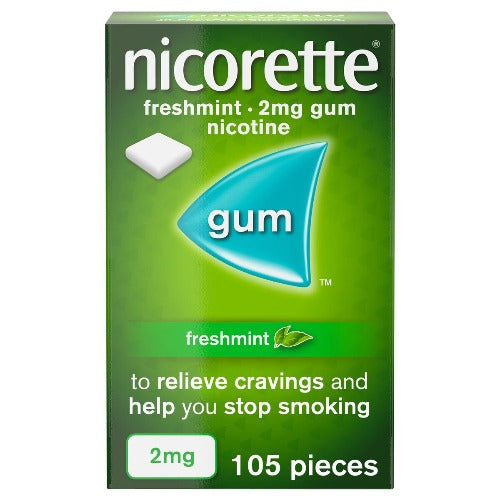 Nicorette gum Fresh Mint 2mg 105