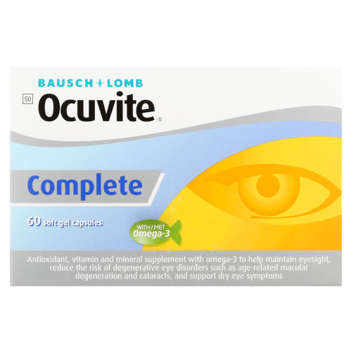 Ocuvite Complete 60 Capsules – Cura Pharm