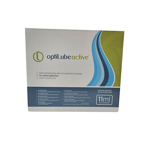 Optilube Active Sterile Gel Lidocaine + Chlorhexidine gluconate 11ml 10