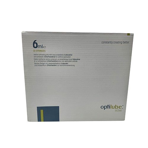 Optilube Active Sterile Gel Lidocaine + Chlorhexidine gluconate 6ml