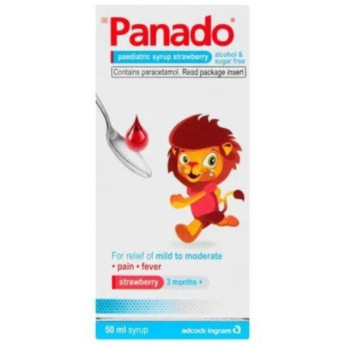 Panado Paediatric Syrup 50ml Strawberry