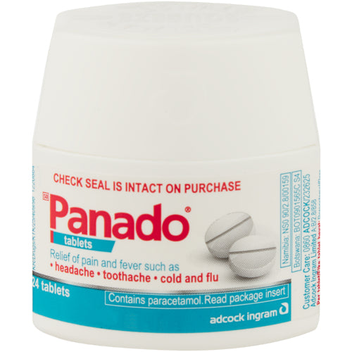 Panando Panado Tablets 24 Spartan Bottle – Cura Pharm