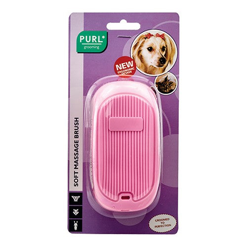 Purl Soft Massage Brush Pink