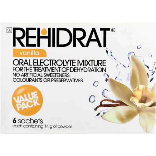 Rehidrate Vanilla 14g Sachet 6