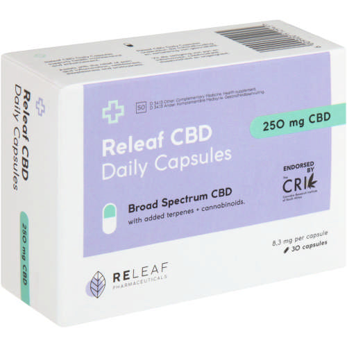 Releaf CBD Daily Capsules 250mg 30